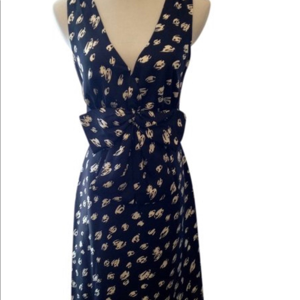 Kate Spade Navy silk dress - size 6 (S)